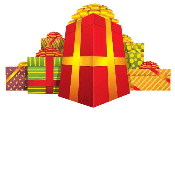 Cadeaux de Noël — Image vectorielle