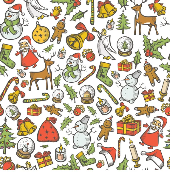 圣诞及新年贺卡 — 图库矢量图片