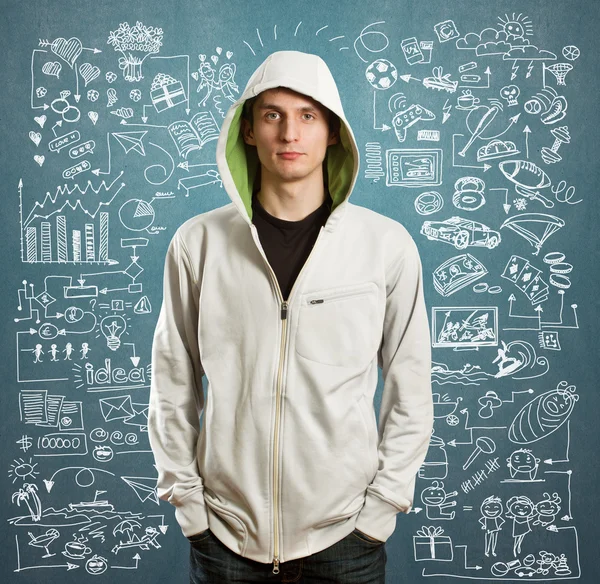 Young man life concept — Stock Photo, Image