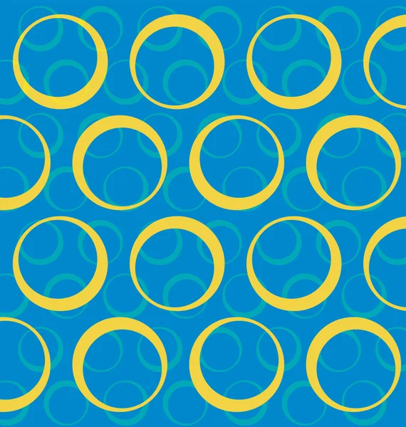 Napkin with circles on blue — Stock Vector