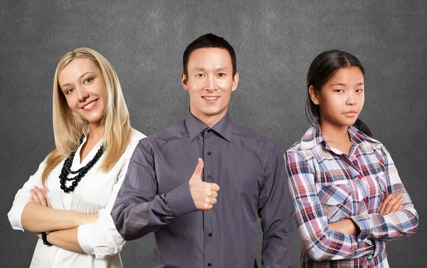 Hermoso equipo de negocios joven — Foto de Stock