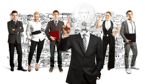 Idea di business team — Foto Stock