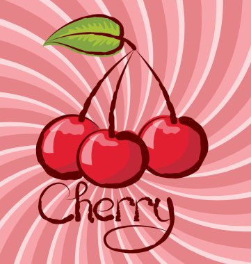 Olgun kırmızı kiraz