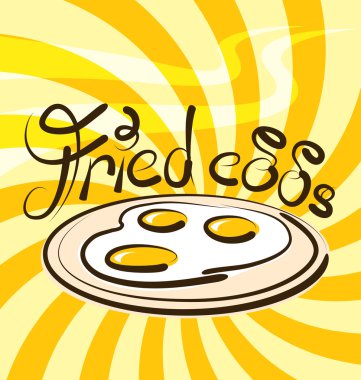 Kahvaltı pişmiş yumurta