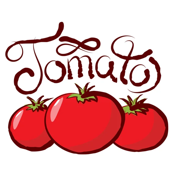 Tomates vermelhos maduros —  Vetores de Stock