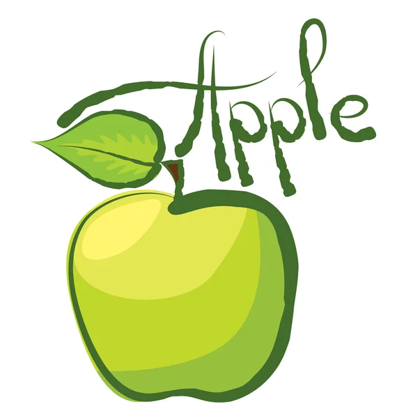 Dojrzałe jabłko — Wektor stockowy