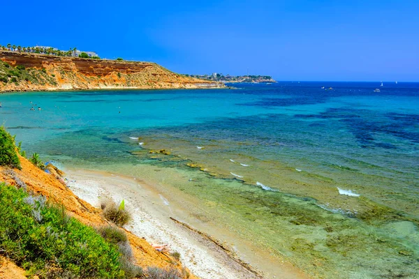 Foto Spagna Paesaggio Estivo Colorato Stampa Carta Parati Spiagge Paesaggio — Foto Stock