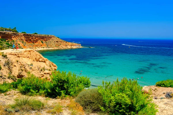 Foto Spagna Estate Spagna Oriuela Costa Spiagge Cabo Roig Campoamore — Foto Stock