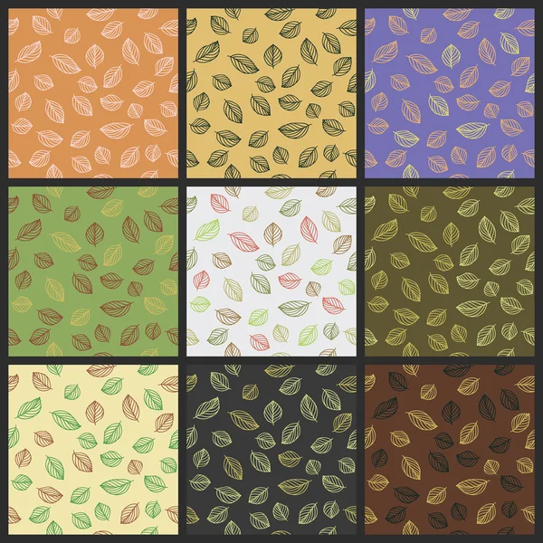 Leaves seamless pattern — Stock Vector