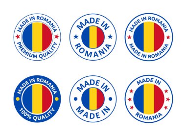 Romanya 'nın etiketlerinde üretildi, Romanya' nın ürün amblemi