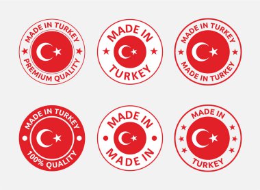 Türkiye Cumhuriyeti ürün amblemi, Türkiye etiketlerinde üretildi