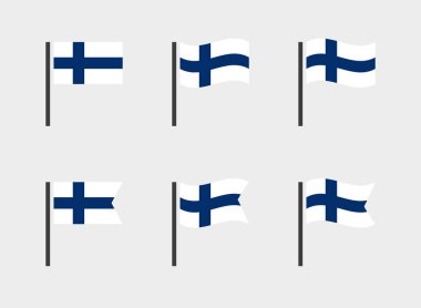 Finlandiya bayrağı seti, Finlandiya Cumhuriyeti ulusal bayrağı