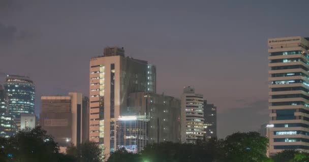 Lumpini Park, Bangkok, Tailândia. DEC 2018 — Vídeo de Stock