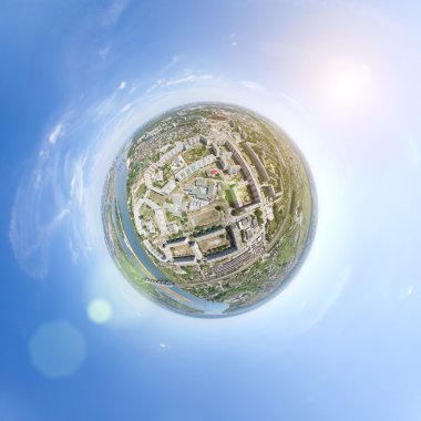 Hava city view - küçük gezegen modu