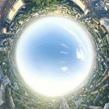 Hava city view - küçük gezegen modu
