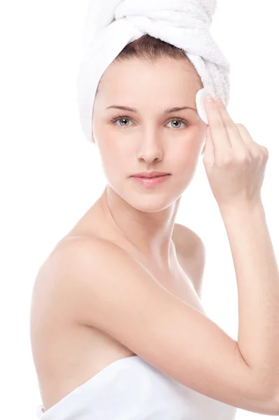 Woman with perfect skin of face — Stock Photo, Image