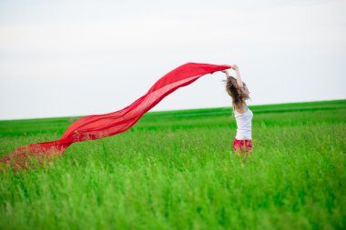 Bayan runing doku yeşil alanı ile