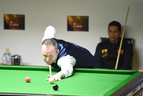 Bangkok, Tailândia SEP 3: John Higgins da Escócia participa de um Campeonato Mundial de Seis Vermelhos de Sangsom 2014 no Montien Riverside Hotel em 3 de setembro de 2014 em Bangkok, Tailândia . — Fotografia de Stock