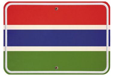 Vintage Gambiya metal işareti