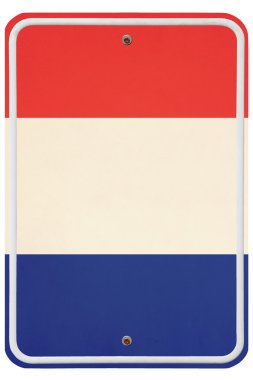 Vintage Hollanda metal işareti