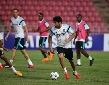 Bangkok, Tayland - 29:Diego Chelsea Costa eylem Düriye içinde olabilir