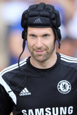 Bangkok, Tayland - olabilir 29:Petr Chelsea Cech eylem sırasında