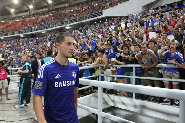 BANGKOK - 30 MAGGIO: Eden Hazard of Chelsea in azione durante Singha — Foto Stock