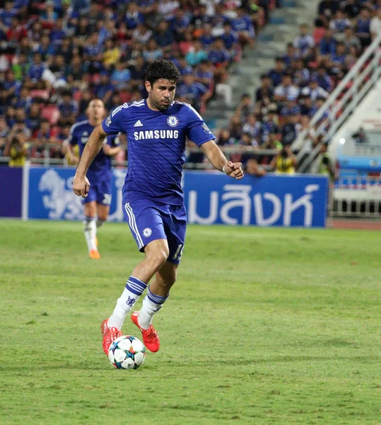 BANGKOK - 30 DE MAYO: Diego Costa de Chelsea en acción durante Singha —  Fotos de Stock