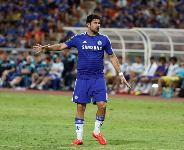 BANGKOK - MAY 30:Diego Costa of Chelsea in action during Singha — Stock Photo, Image