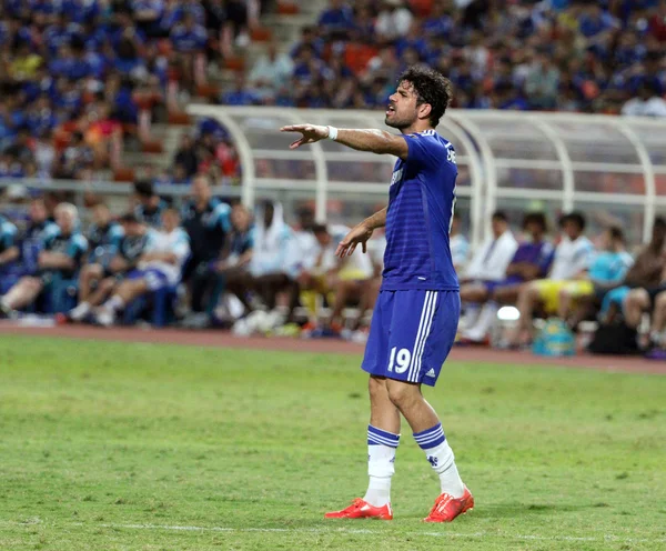 Bangkok - Květen 30:Diego Costa Chelsea v akci během Singha — Stock fotografie