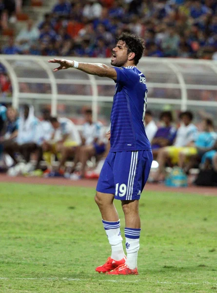 BANGKOK - MAY 30:Diego Costa of Chelsea in action during Singha — Stock Photo, Image