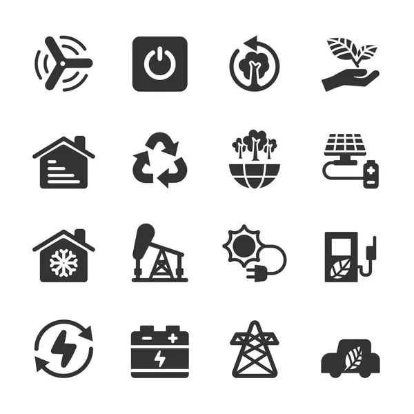 Ecology icon set 8, vector eps10 — Stock Vector