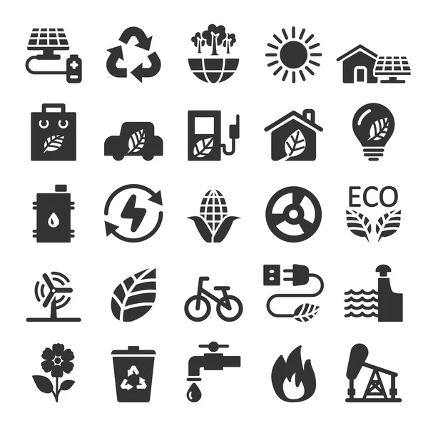 Conjunto de ícones de ecologia 9, vetor eps10 —  Vetores de Stock