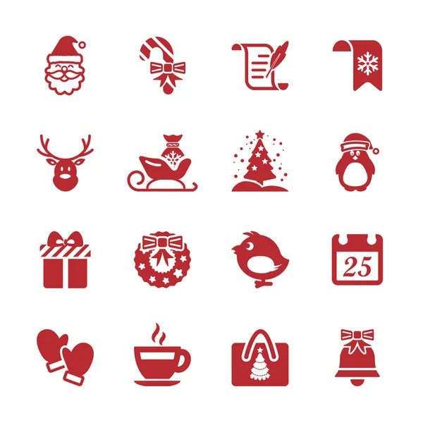 Kerstmis pictogrammenset 7, vector eps10 — Stockvector