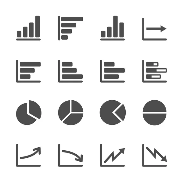 Infografía y gráfico icono conjunto 3, vector eps10 — Vector de stock