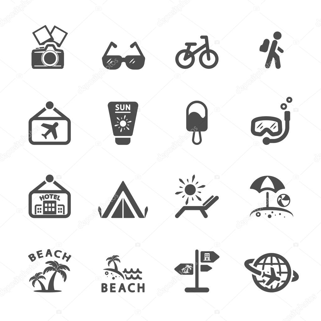 travel icon set 2, vector eps10