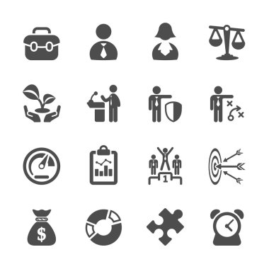 2, vektör eps10 iş Icon set