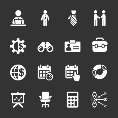 iş Icon set, vektör eps10