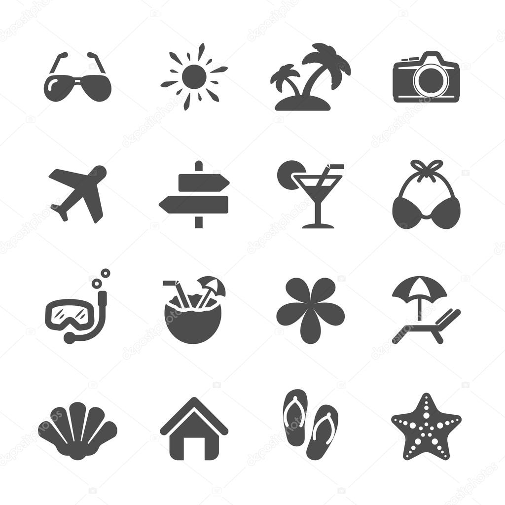 travel icon set 3, vector eps10