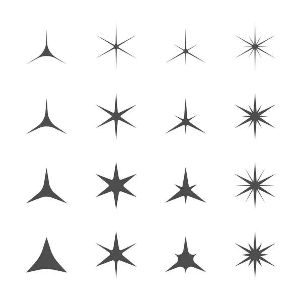 Набір значків блискіток 2, векторний eps10 — стоковий вектор