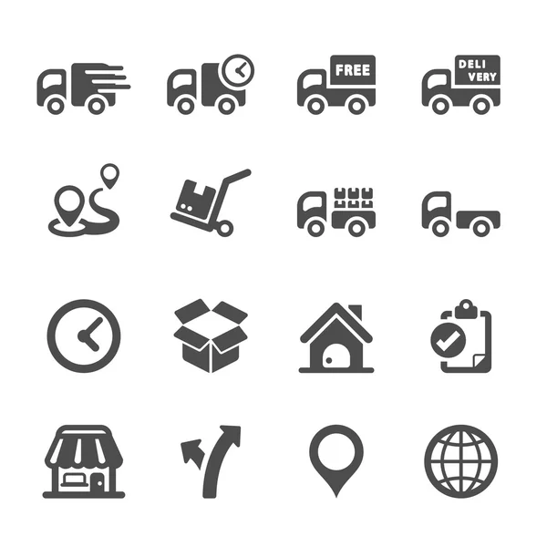 Conjunto de iconos logísticos 2, vector eps10 — Vector de stock