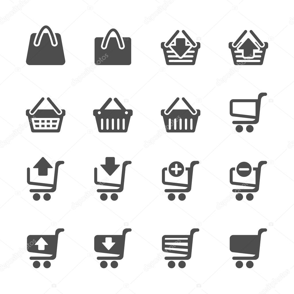 Shopping icon set 4, vector eps10