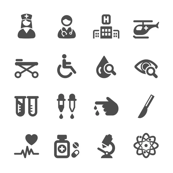 Medical icon set 2, vector eps10 — Stockvector