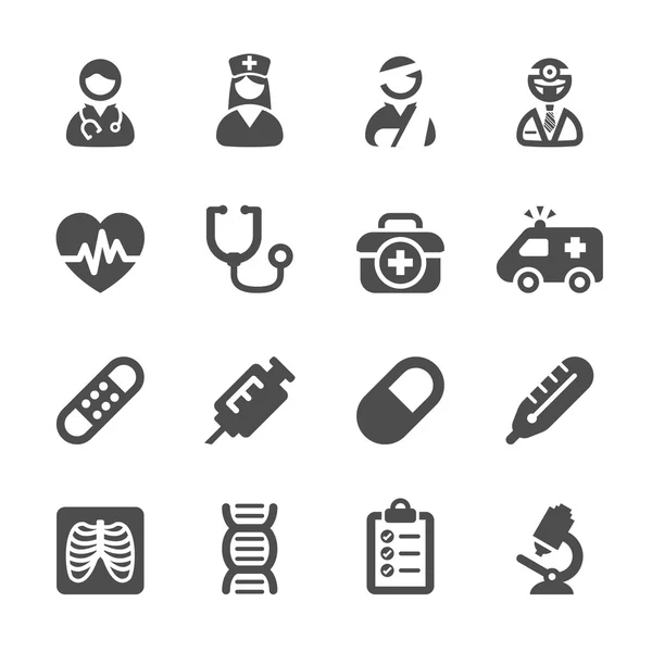 Medizinisches Icon Set 4, Vektor eps10 — Stockvektor