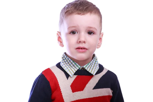 Portrait of beautiful little boy — Stock Photo, Image