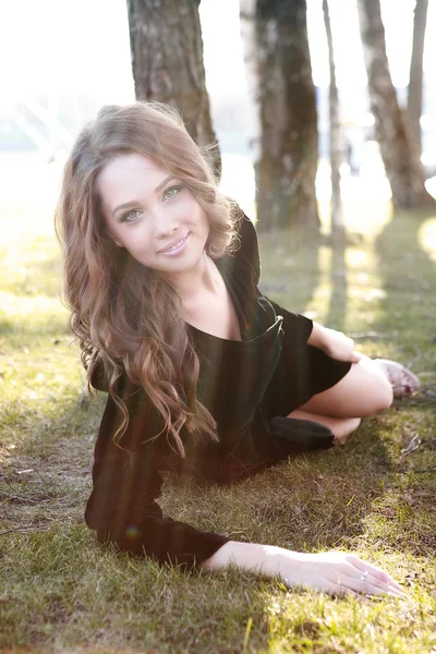 Retrato de uma menina bonita — Fotografia de Stock