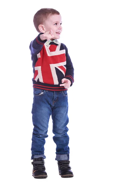 Portrait of beautiful little boy — Stock Photo, Image