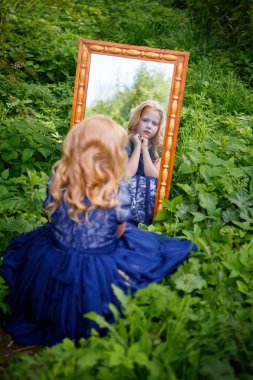 güzel küçük kız portresi