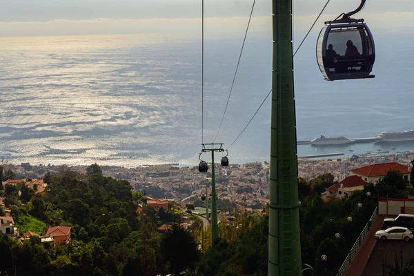 Teleférico Funchal Madeira — Fotografia de Stock