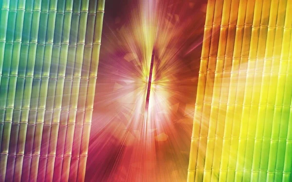 Kolorowy Tułów Bambusowa Faktura — Zdjęcie stockowe